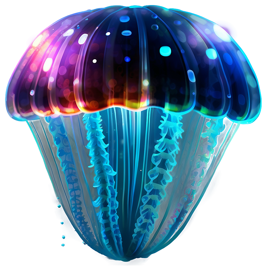 Ocean Jellyfish Glow Png 05212024 PNG Image