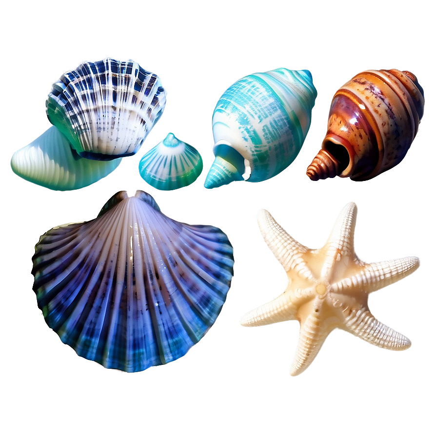 Ocean Shells Assortment Png 61 PNG Image