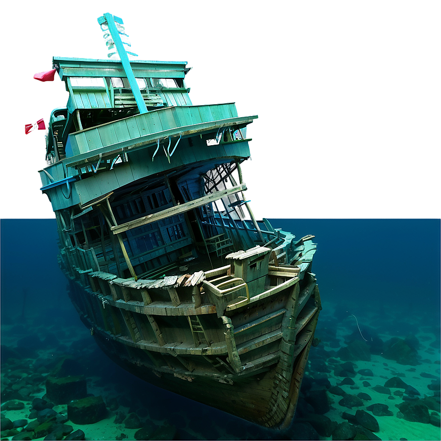 Ocean Shipwreck Mystery Png 18 PNG Image