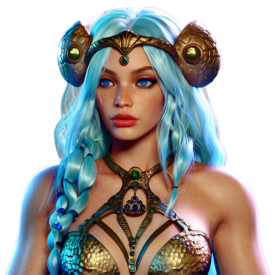 Ocean Siren Fantasy Png Ipm33 PNG Image