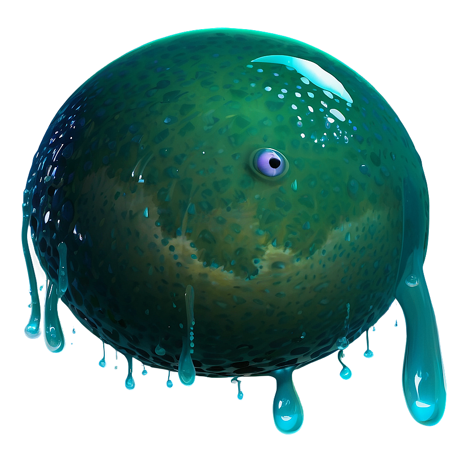 Ocean Slime Adventure Png 05242024 PNG Image