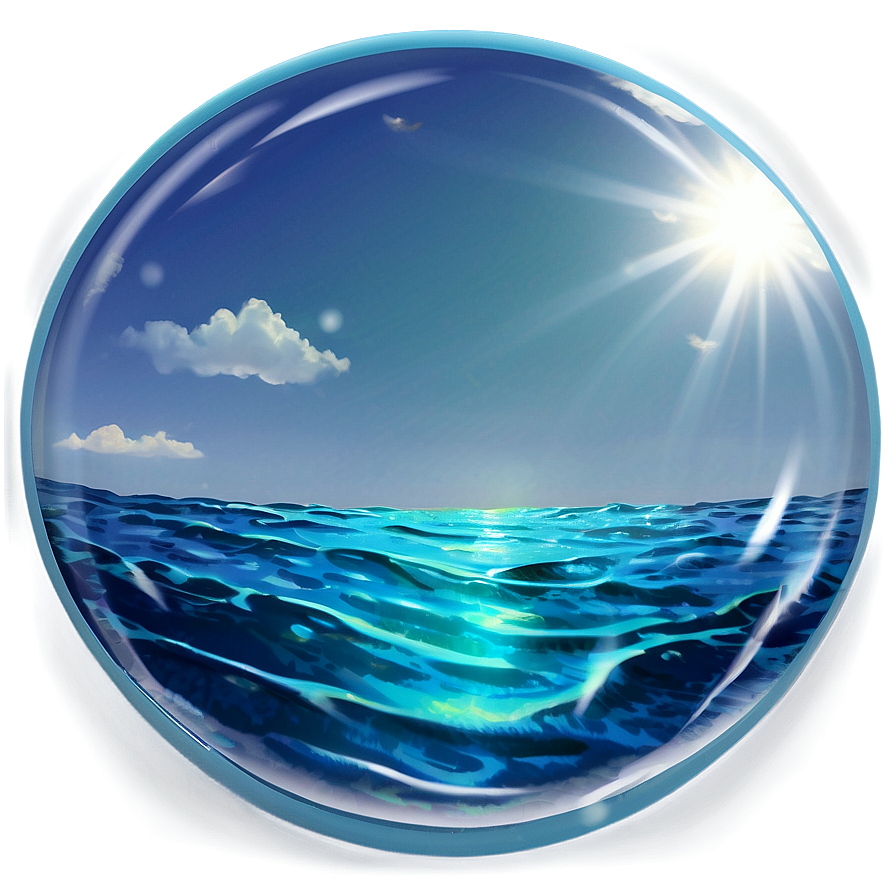 Ocean Sun Reflection Png Rxv PNG Image