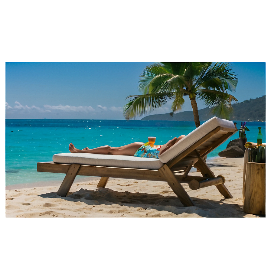 Ocean Sunbathing Bliss Png Xry29 PNG Image