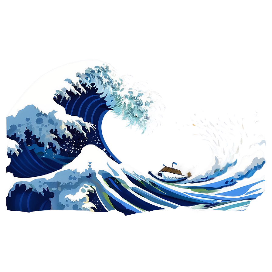 Ocean Wave Art Png 6 PNG Image