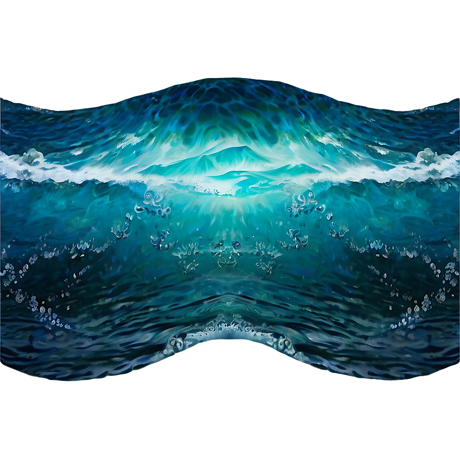 Ocean Wave Overlay Png Myb PNG Image