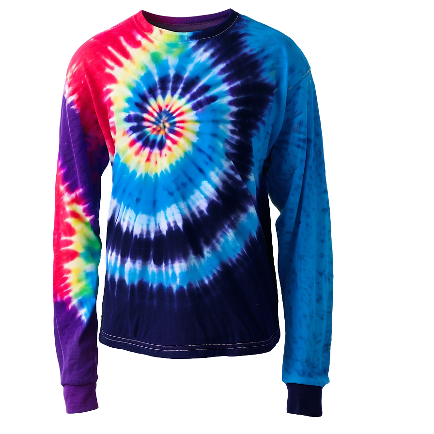 Ocean Wave Tie Dye T-shirt Png 06282024 PNG Image