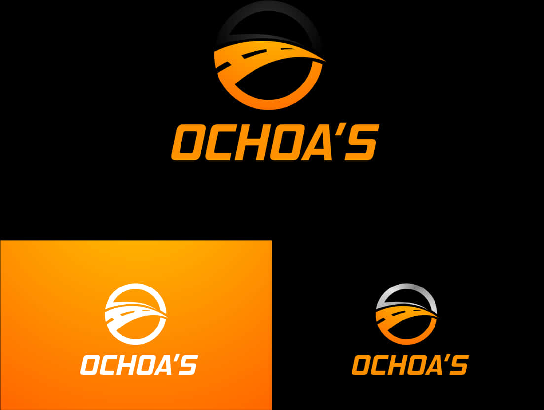 Ochoas Logo Design Variations PNG Image