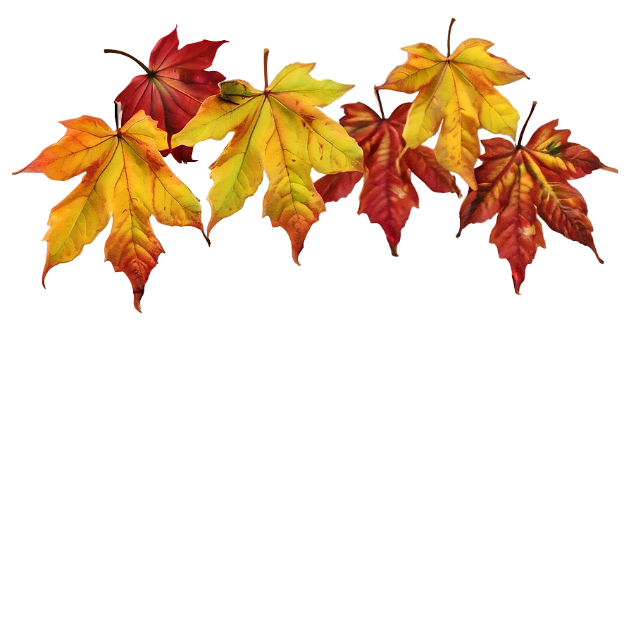 October Leaves Falling Png 15 PNG Image