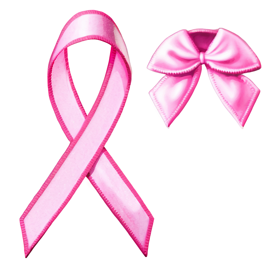 October Pink Support Ribbon Png Gsv PNG Image