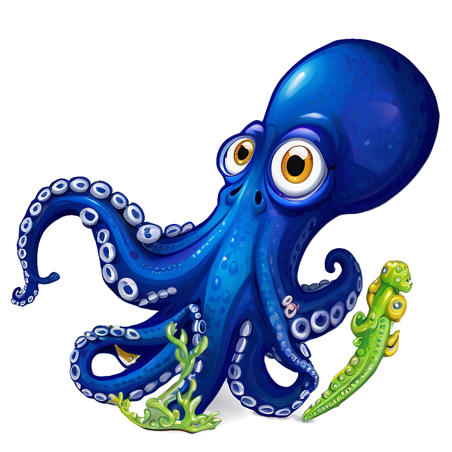 Octopus Playing Instruments Png 05062024 PNG Image