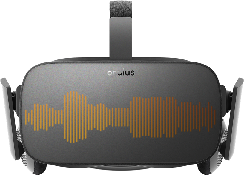 Oculus V R Headset Front View PNG Image