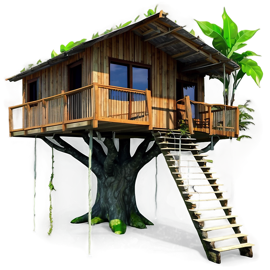 Off-grid Treehouse Living Png Hnx31 PNG Image