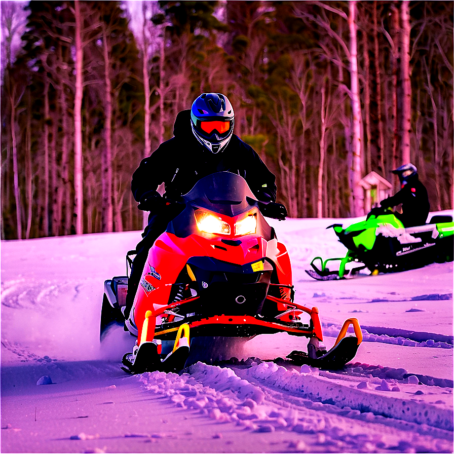 Off-road Snowmobile Experience Png 06252024 PNG Image