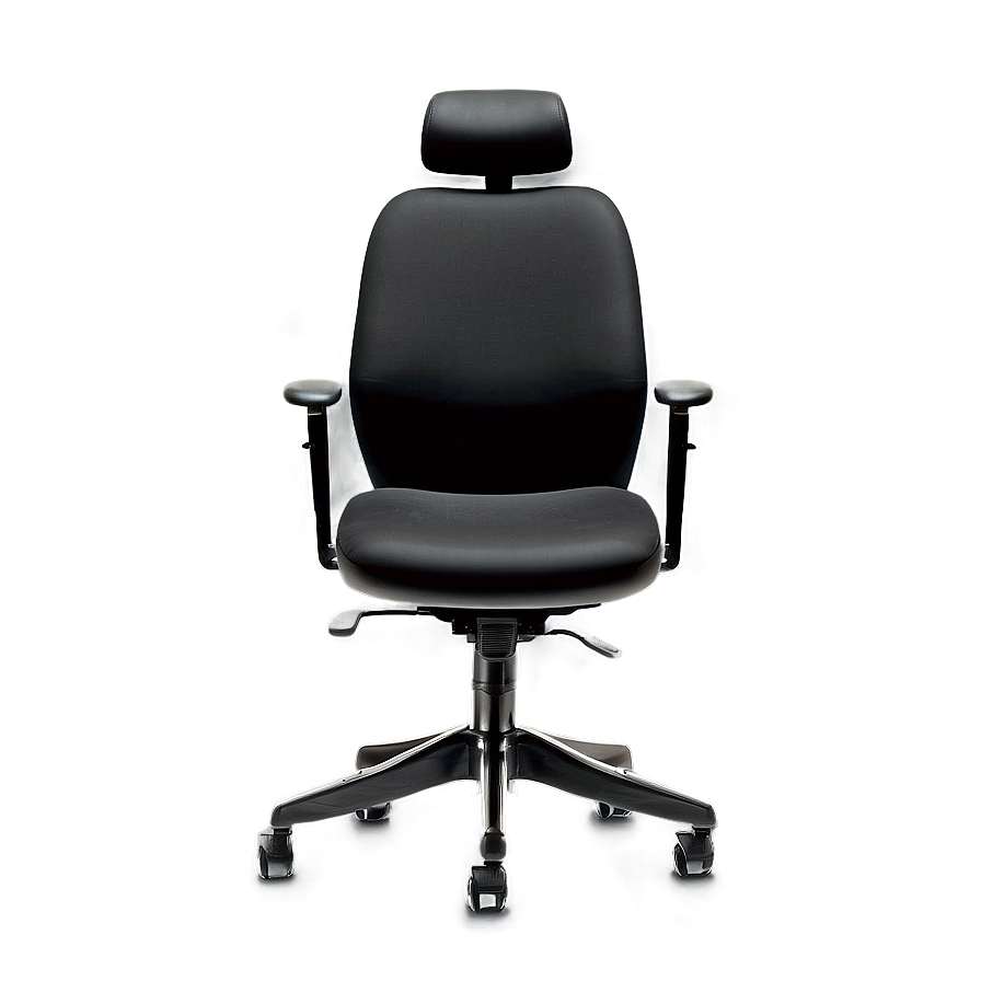 Office Chair With Armrest Png Prv PNG Image