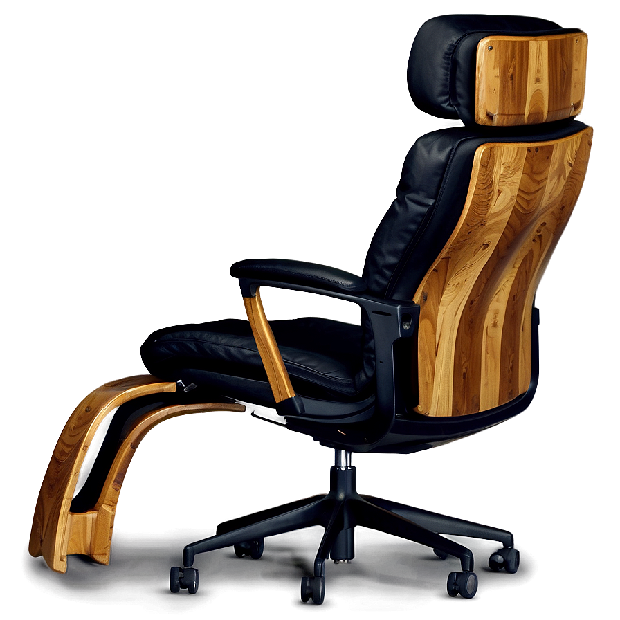 Office Chair With Headrest Png Dqm PNG Image