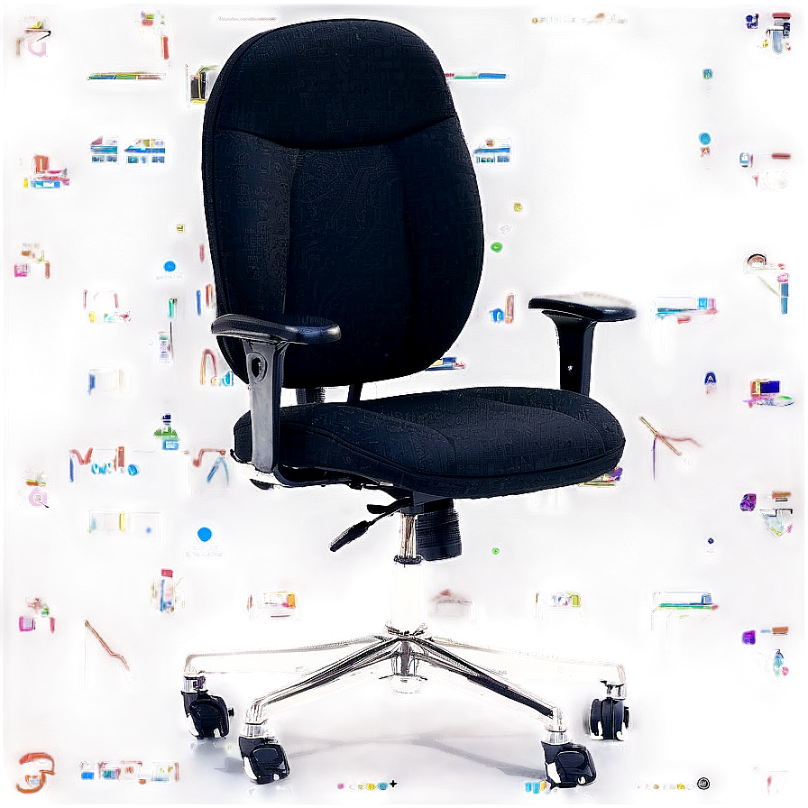 Office Chair With Wheels Png Xlp81 PNG Image