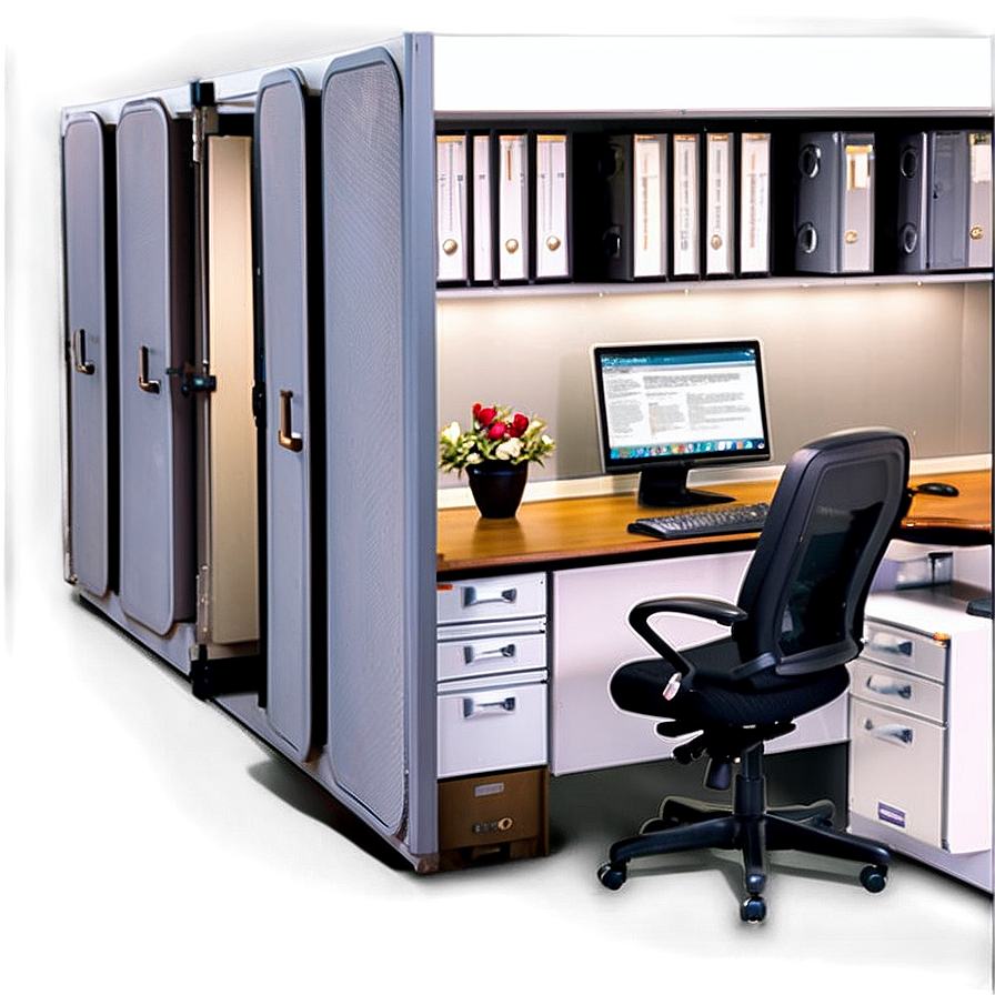 Office Cubicle Organization Png Rme72 PNG Image