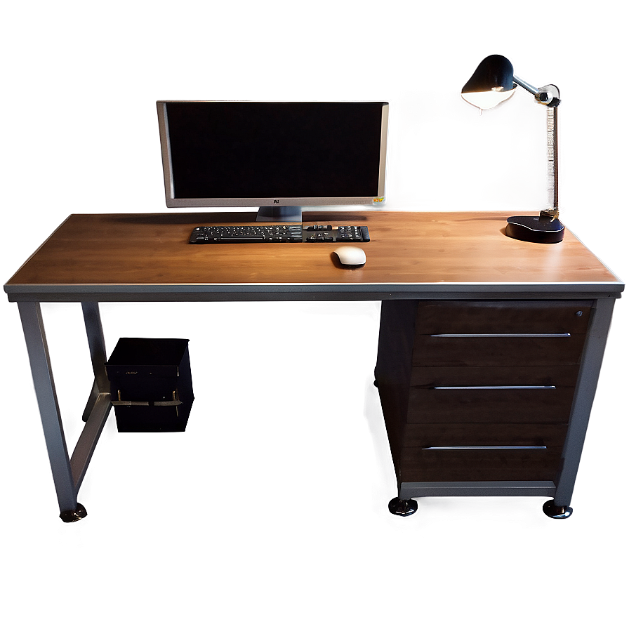 Office Desk Setup Png 85 PNG Image