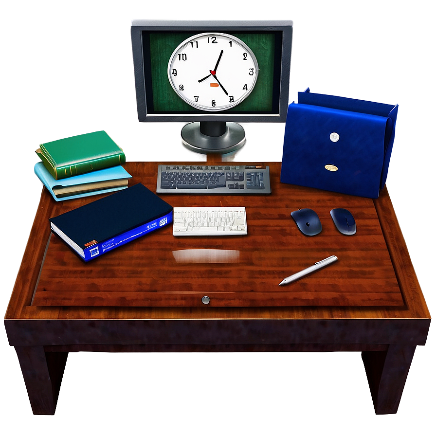 Office Desk Top View Png Jbs PNG Image