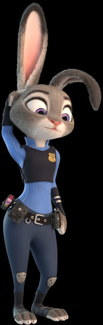 Officer_ Judy_ Hopps_ Zootopia PNG Image