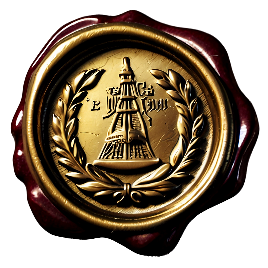 Official Wax Seal Png 41 PNG Image