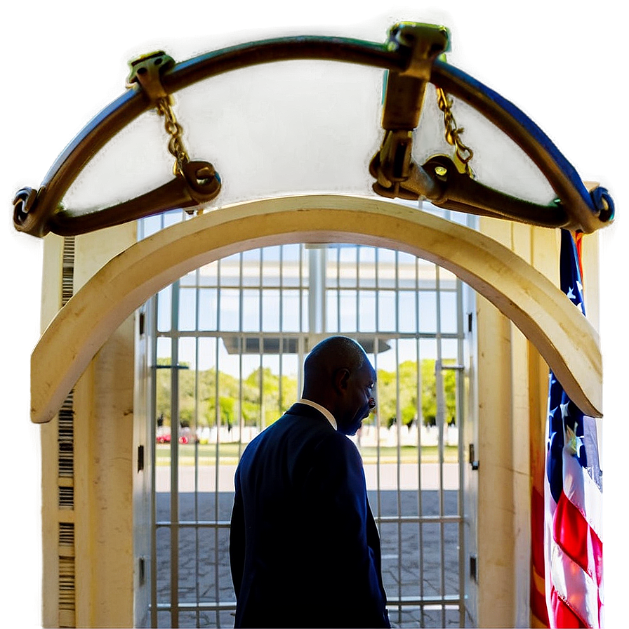 Official White House Entrance Png Eim PNG Image