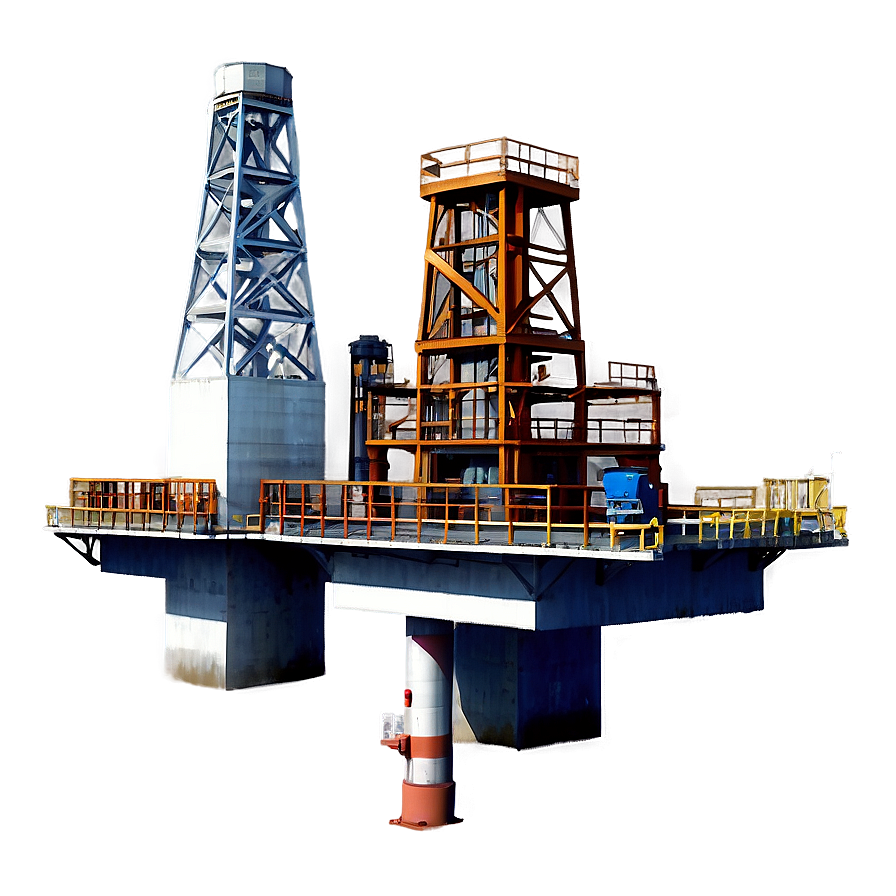 Oil Rig C PNG Image