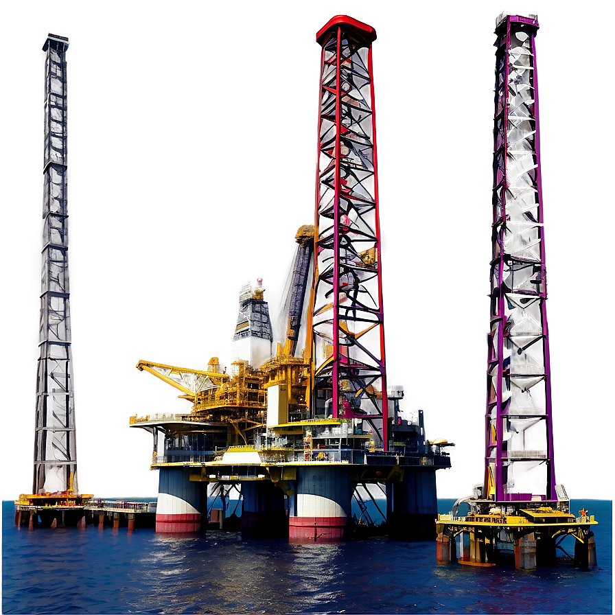 Oil Rig Decommissioning Process Png Yhb PNG Image