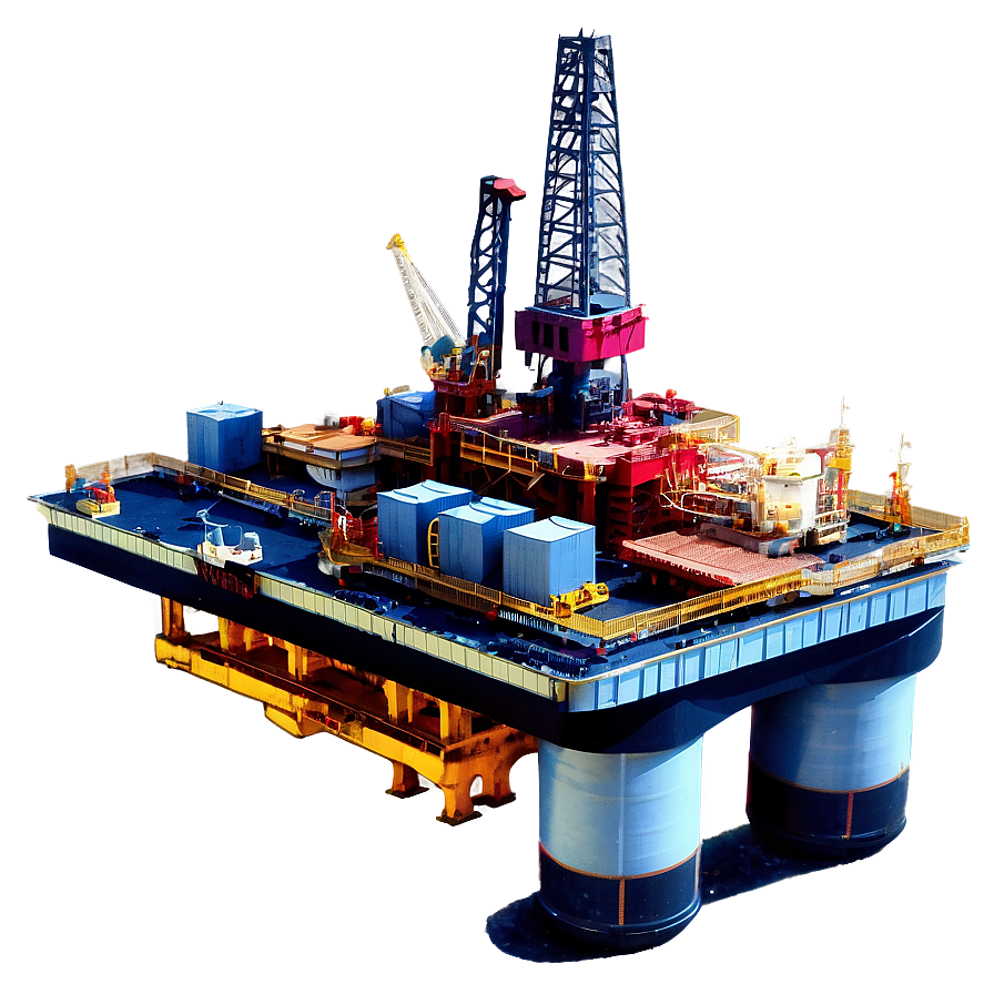 Oil Rig Under Construction Png Vvr21 PNG Image