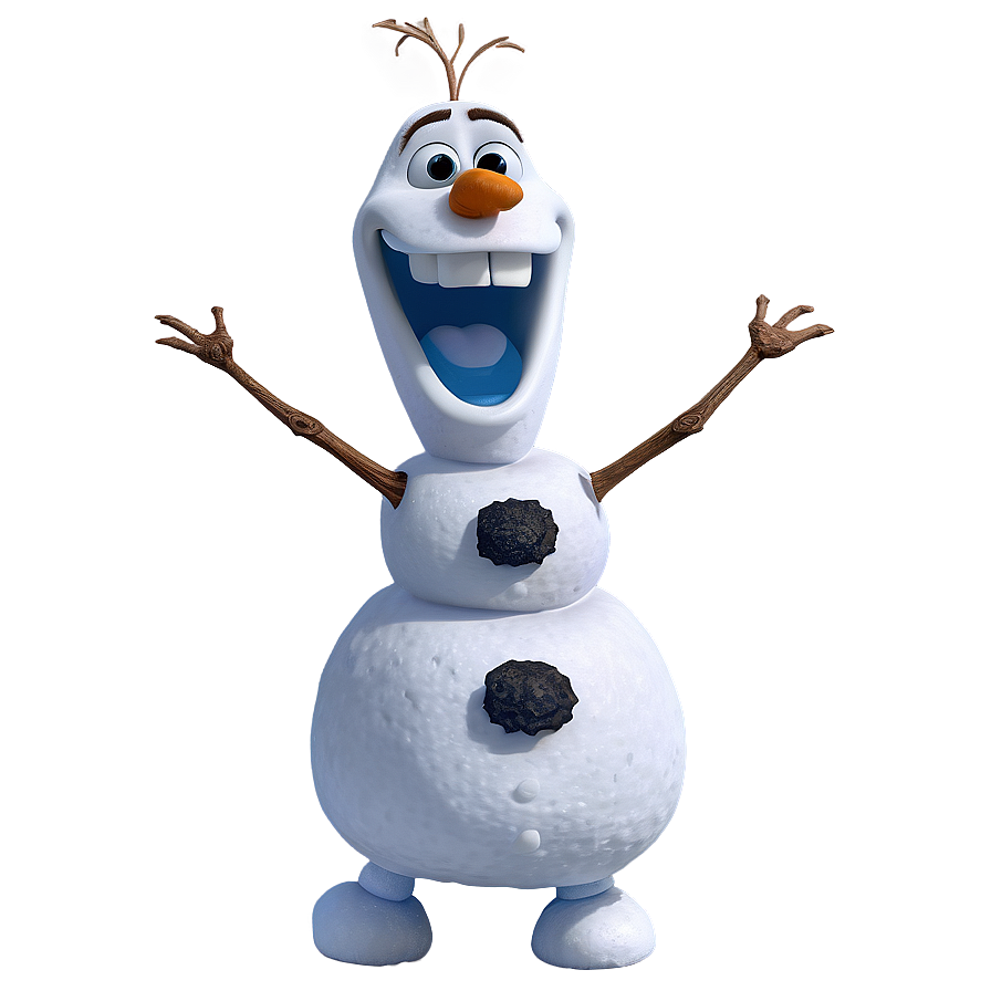 Olaf Dancing Png Igo47 PNG Image