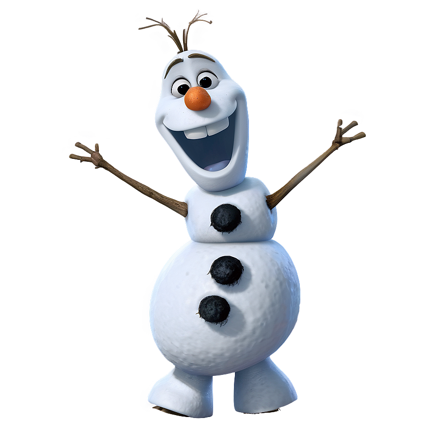 Olaf Dancing Png Yvd9 PNG Image