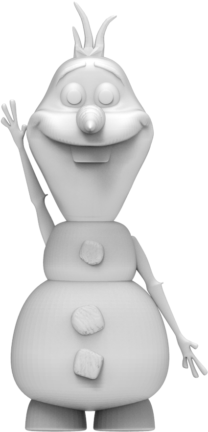 Olaf Frozen Character Pose PNG Image