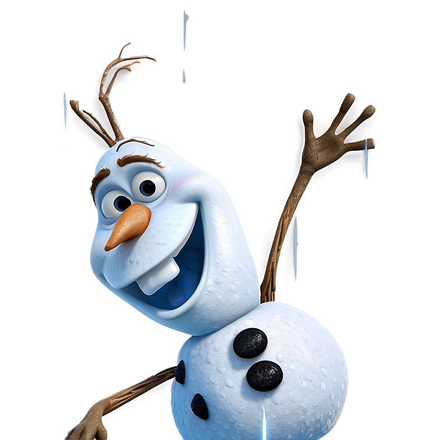 Olaf Glitter Effect Png 49 PNG Image