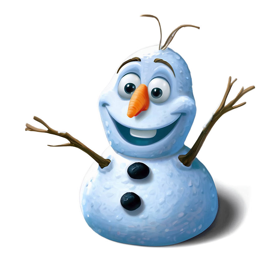 Olaf Snow Art Png 64 PNG Image