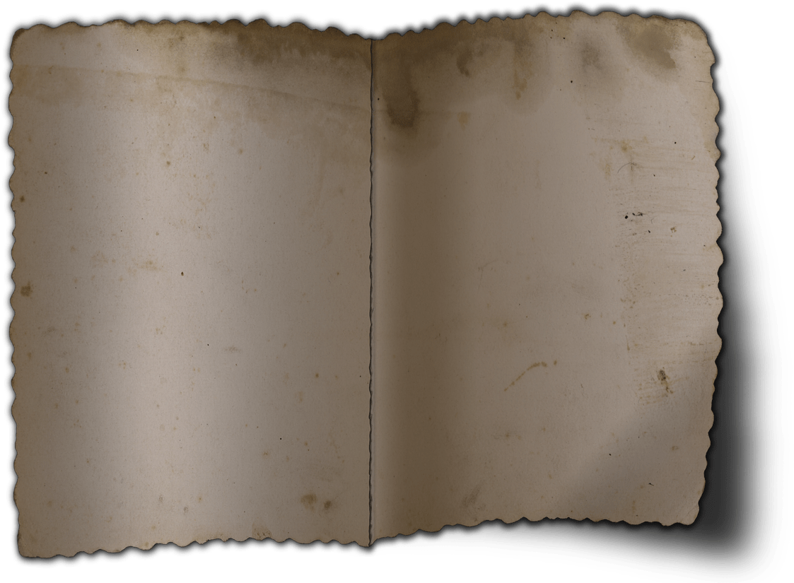 Old Blank Open Book PNG Image