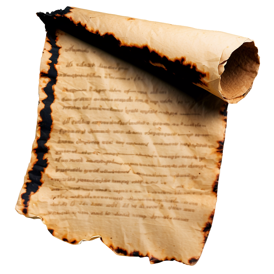 Old Burned Paper Png Mxv94 PNG Image