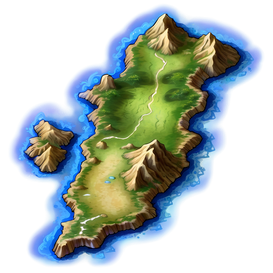 Old Fantasy Map Png Kct PNG Image