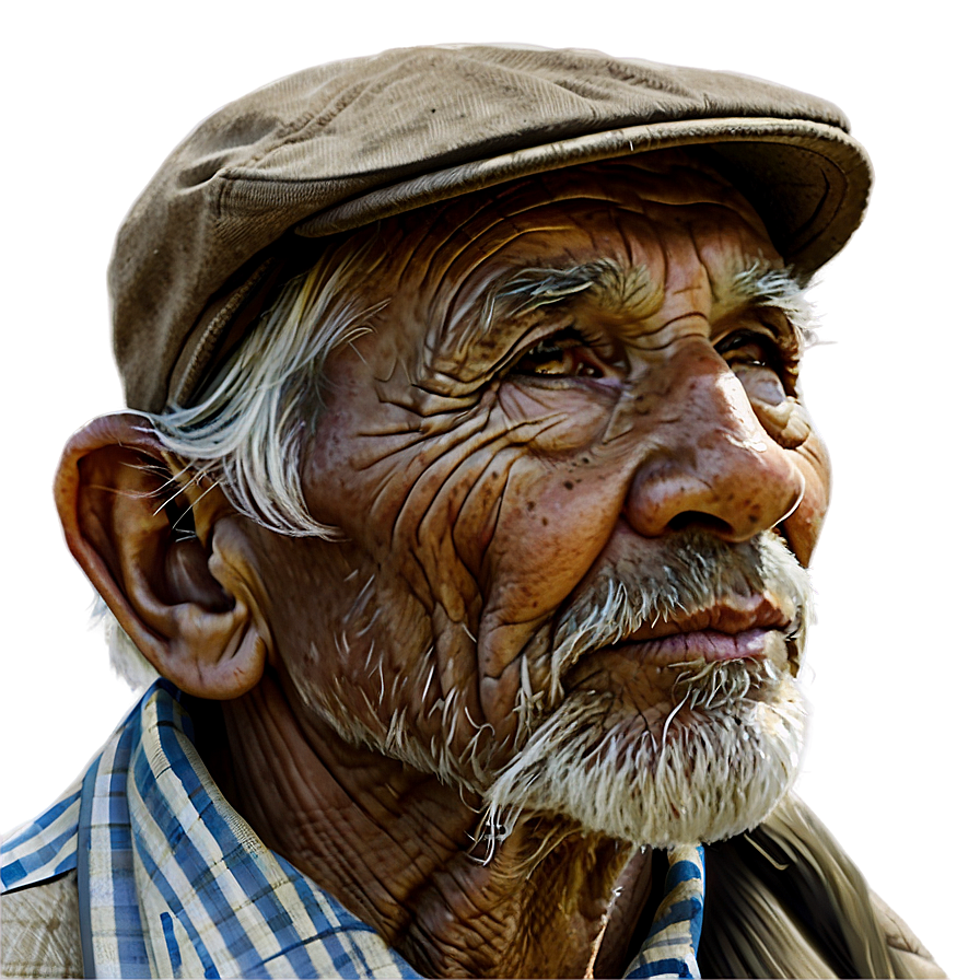 Old Farmer Drawing Png 05242024 PNG Image