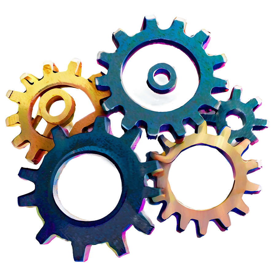 Old-fashioned Cog Drawing Png Yby86 PNG Image