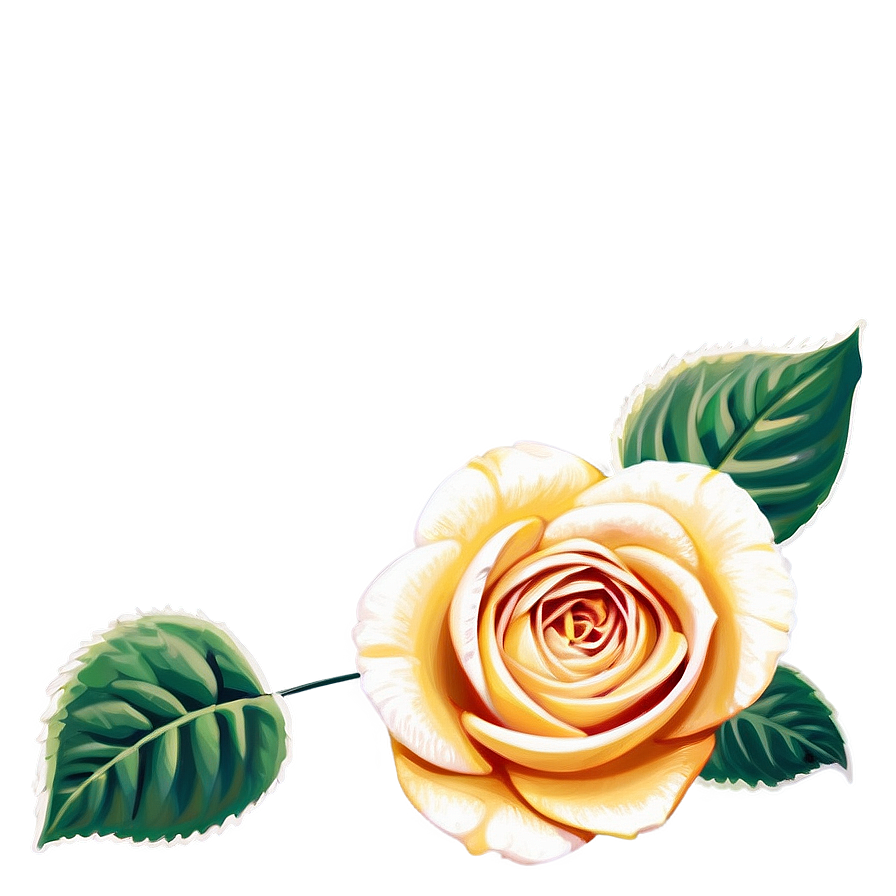 Old-fashioned Rose Graphic Png Ems PNG Image