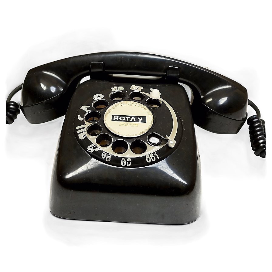 Old-fashioned Rotary Phone Png Rok PNG Image