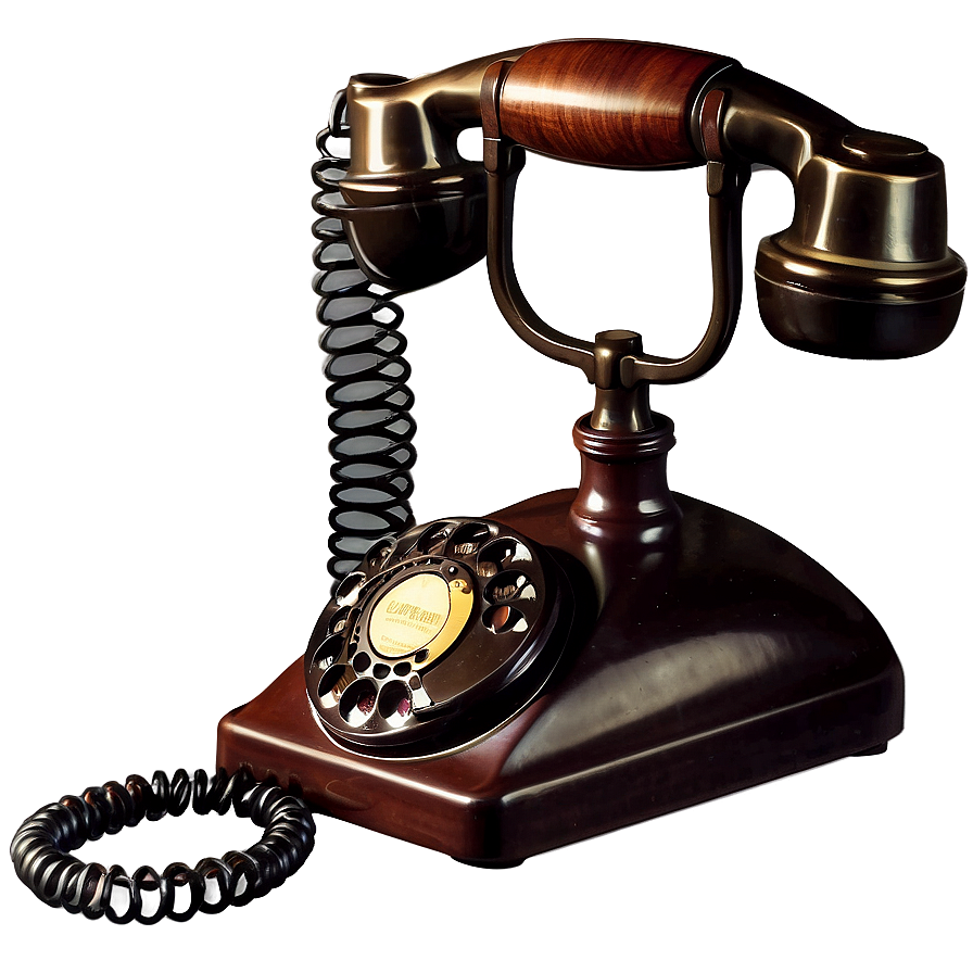 Old-fashioned Rotary Telephone Png Eqe PNG Image