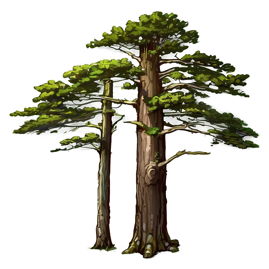 Old Growth Forest Tree Png Ylk29 PNG Image