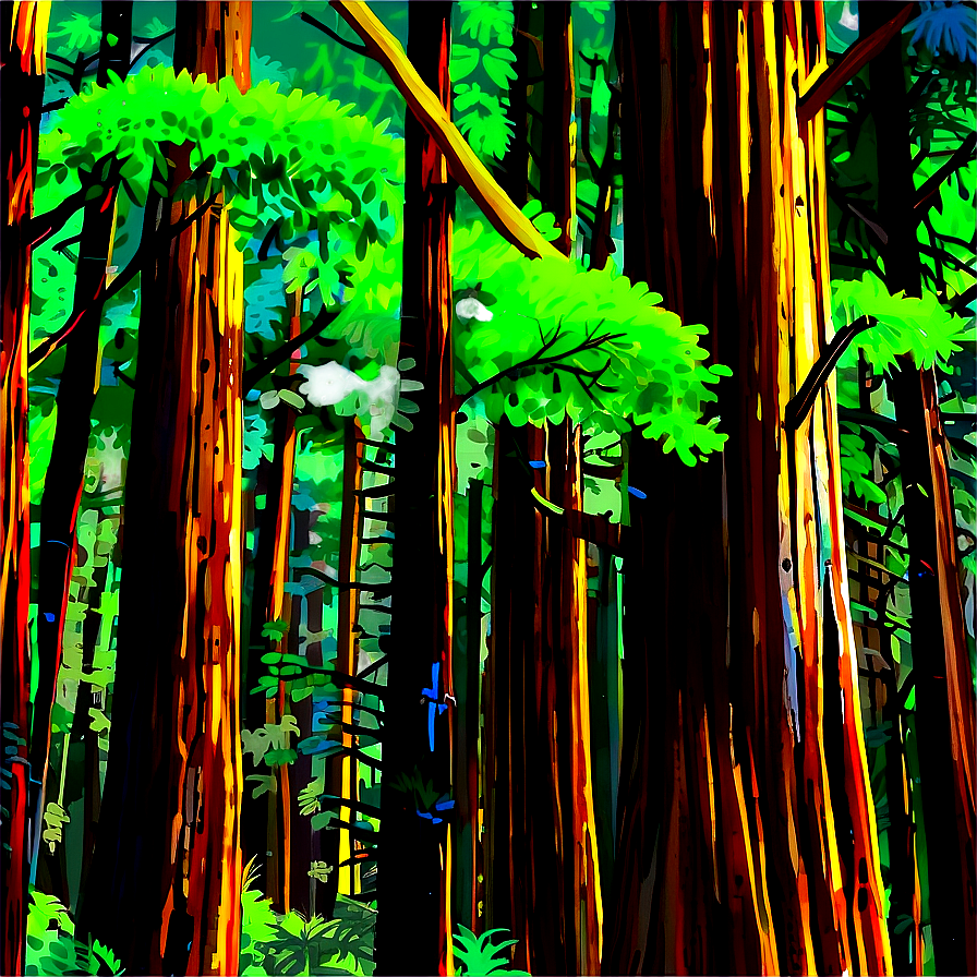 Old Growth Forest Woods Png Nhl PNG Image