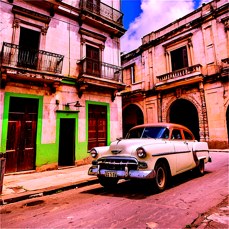 Old Havana Street Png 06202024 PNG Image