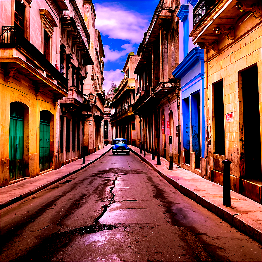 Old Havana Street Png 18 PNG Image