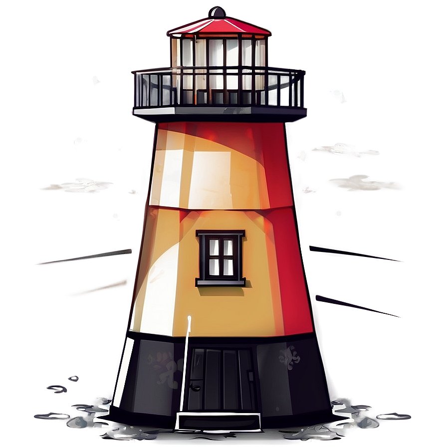 Old Lighthouse Illustration Png 28 PNG Image