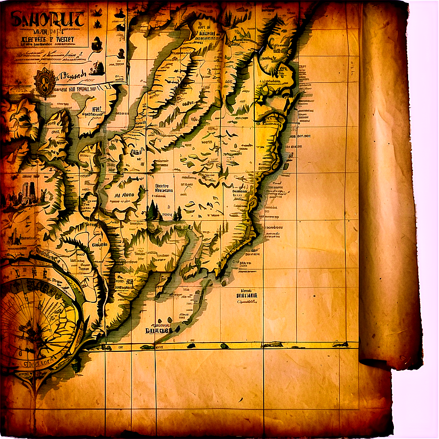 Old Map Paper Texture Png 1 PNG Image