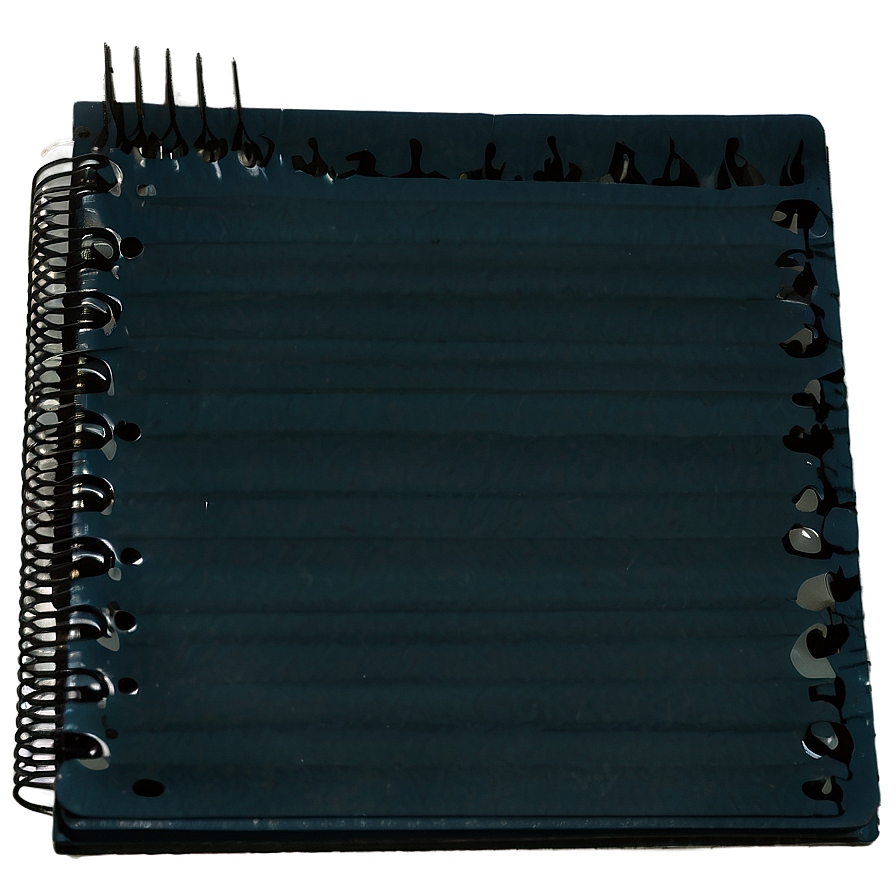 Old Notebook Page Png Got24 PNG Image