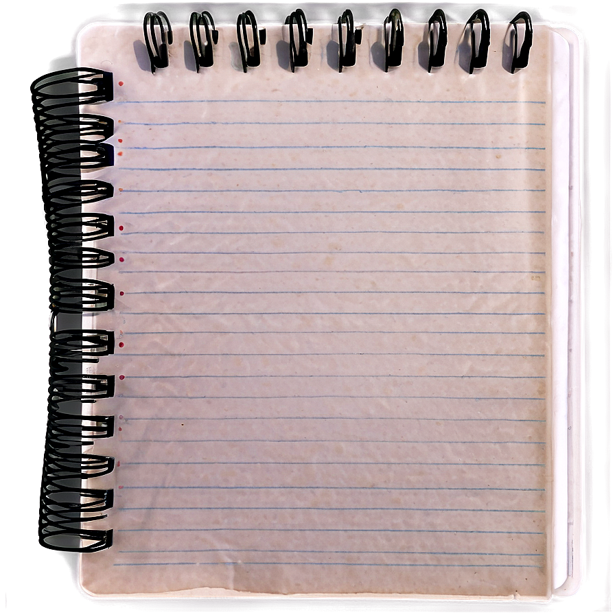 Old Notebook Paper Png Jup7 PNG Image